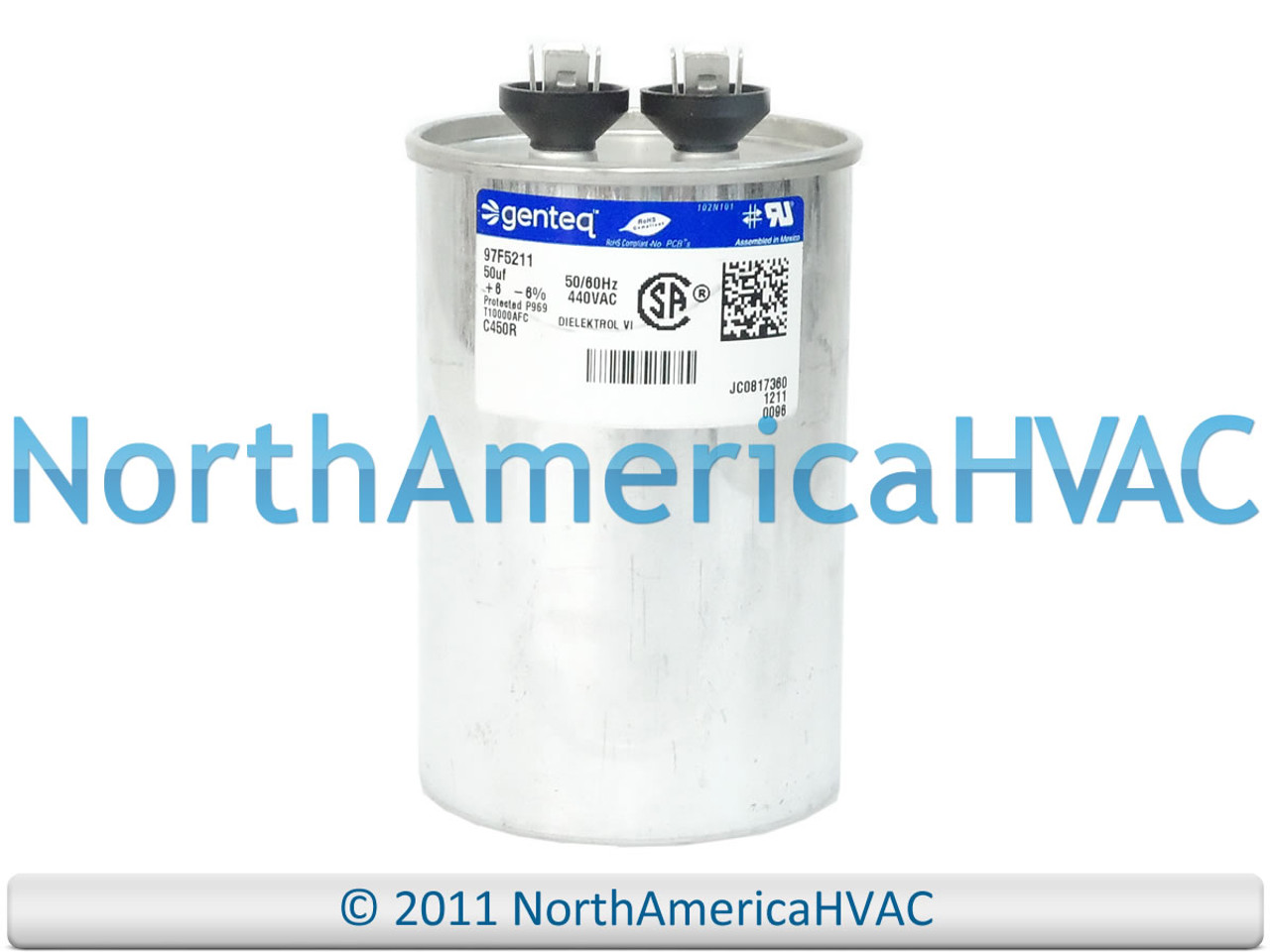 mikarin Carrier HCKY400D050R440Z Replacement Dual Run Capacitor 40 +